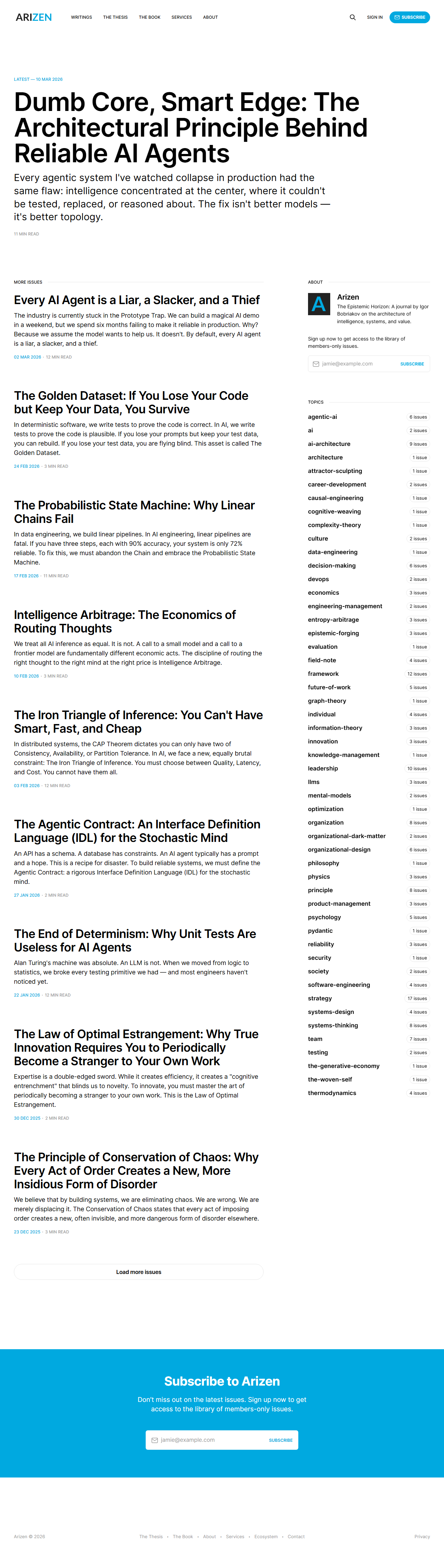 Arizen AI — Homepage