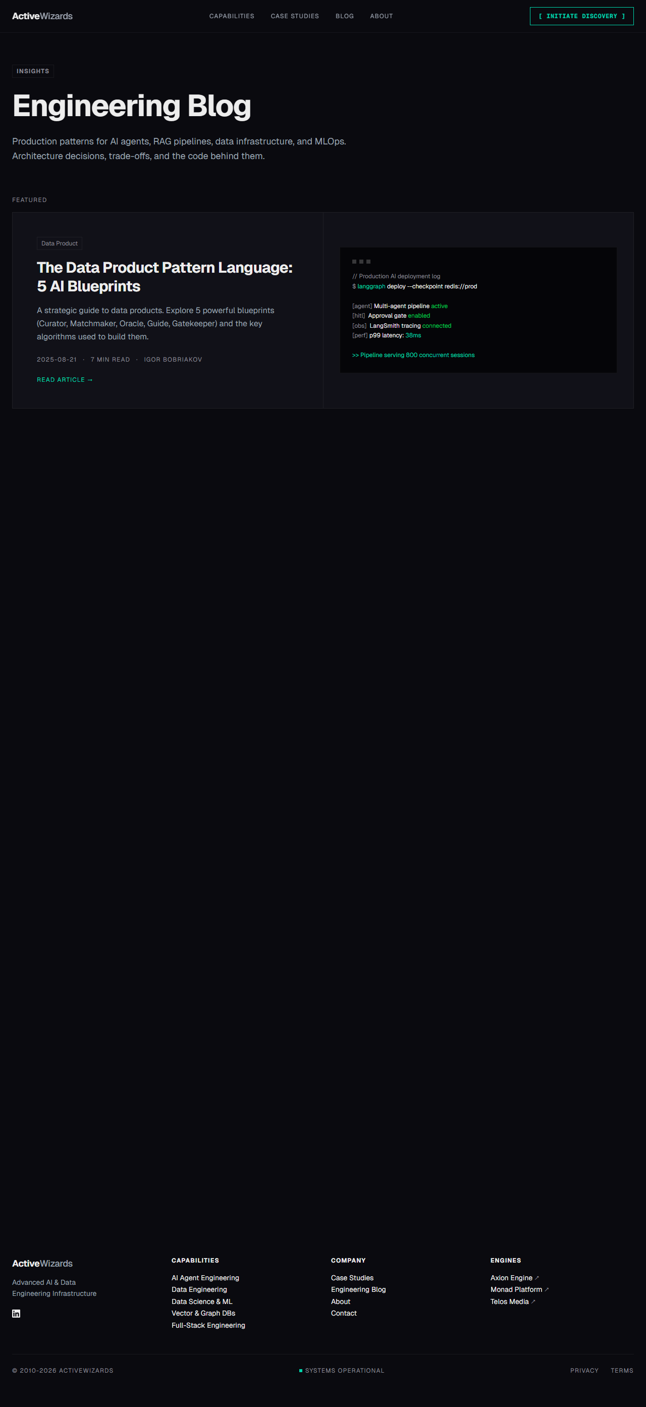 ActiveWizards — Blog