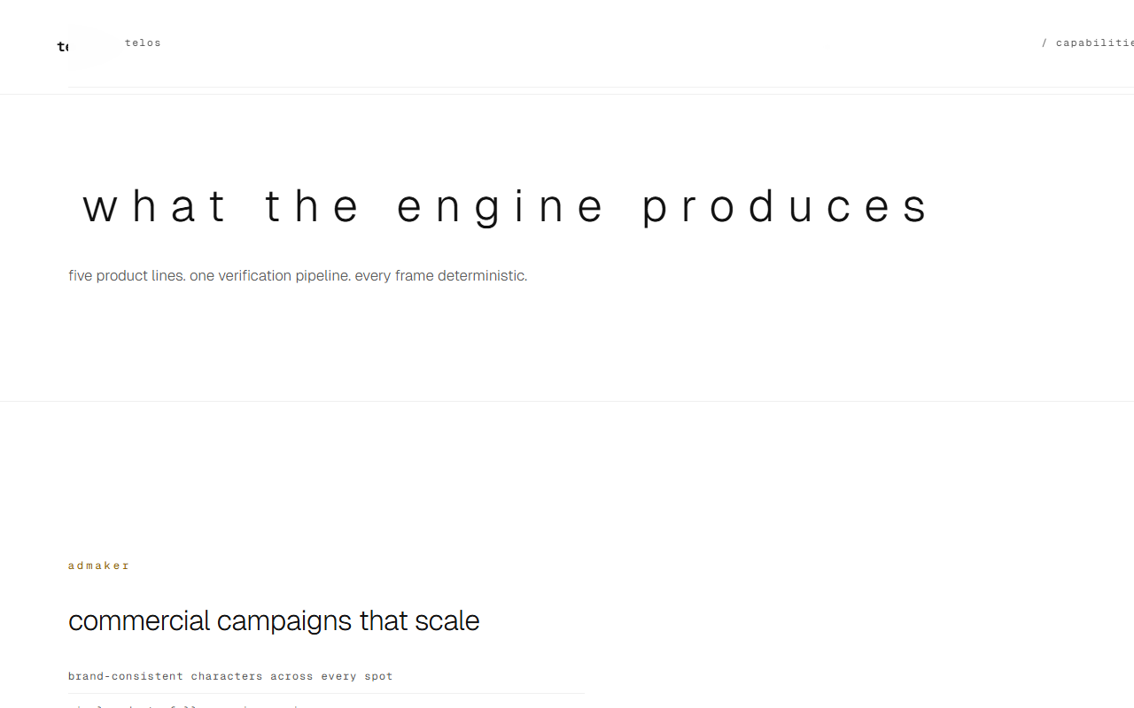 Telos Media — Capabilities