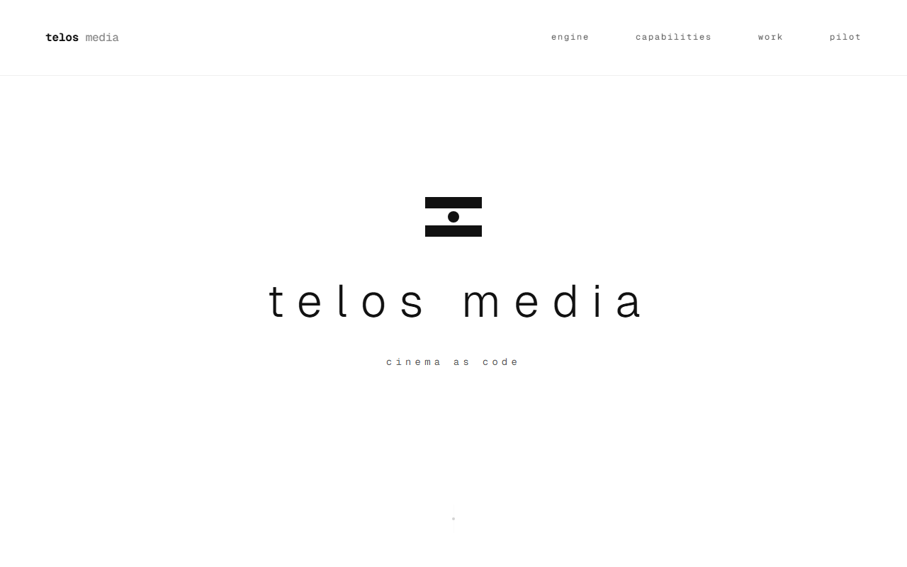 Telos Media website design