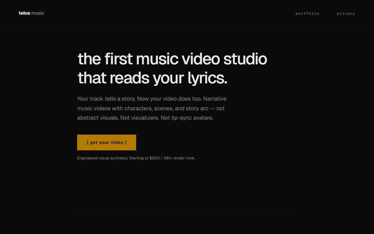 Telos Music — Homepage