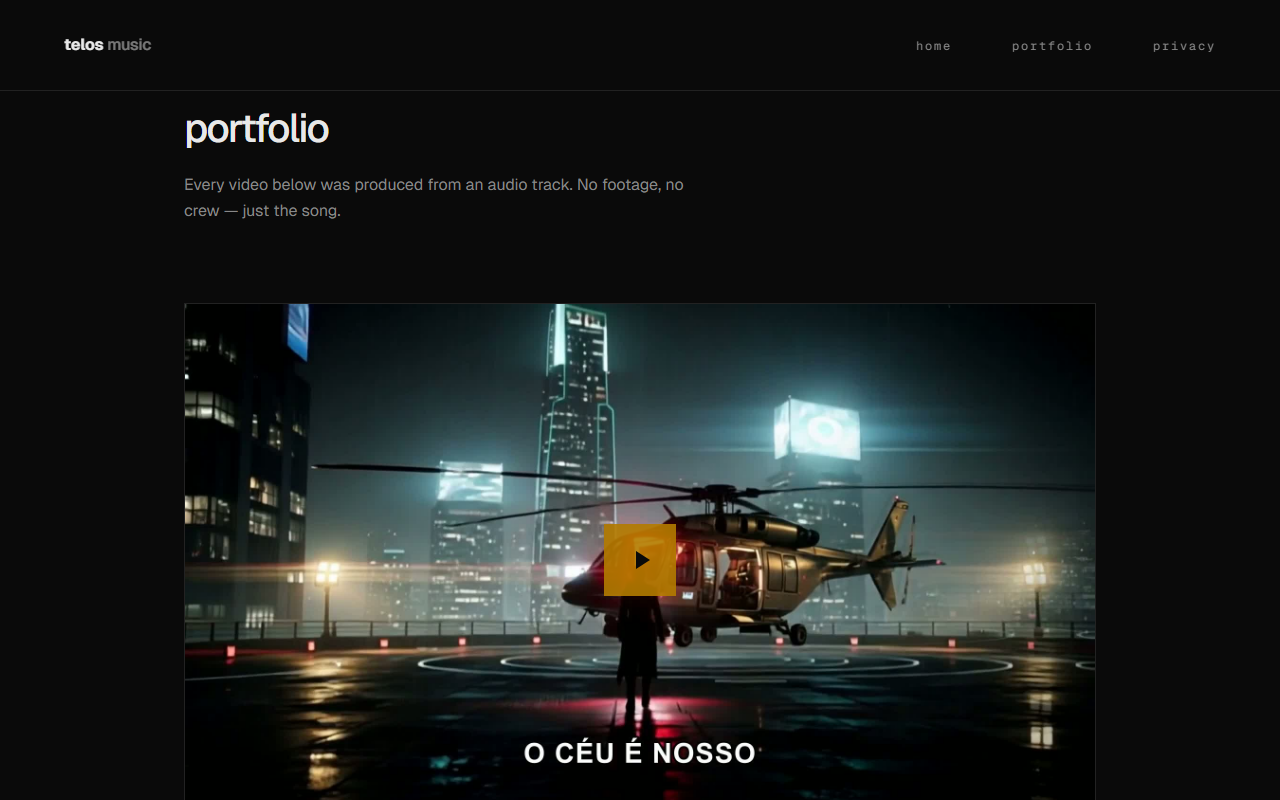 Telos Music — Portfolio